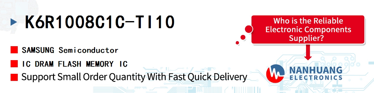 K6R1008C1C-TI10 SAMSUNG IC DRAM FLASH MEMORY IC
