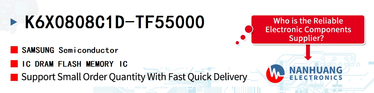 K6X0808C1D-TF55000 SAMSUNG IC DRAM FLASH MEMORY IC