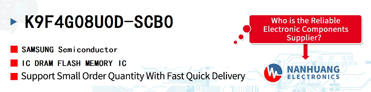 K9F4G08U0D-SCB0 SAMSUNG IC DRAM FLASH MEMORY IC