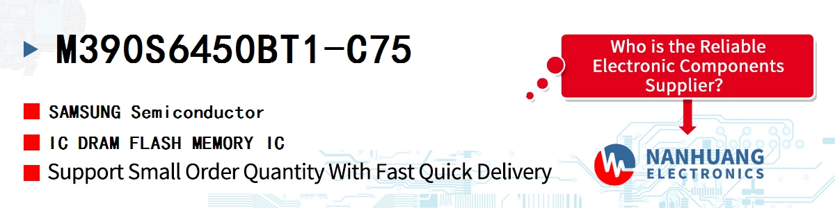 M390S6450BT1-C75 SAMSUNG IC DRAM FLASH MEMORY IC